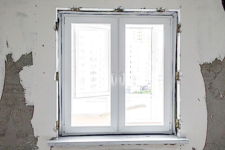 окно ПВХ после установки