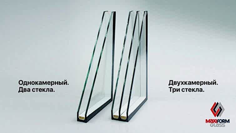 Однокамерные и двухкамерные стеклопакеты