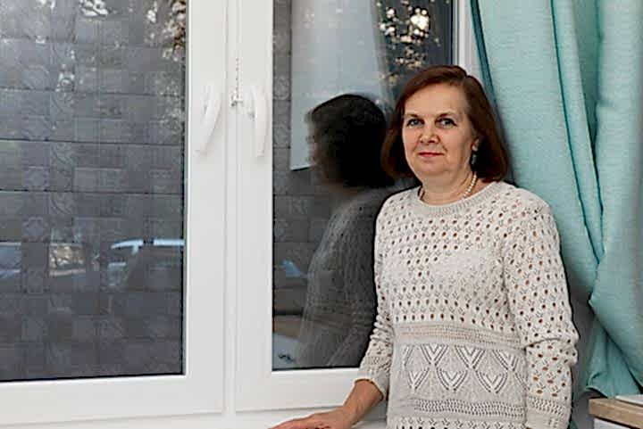 установленное окно