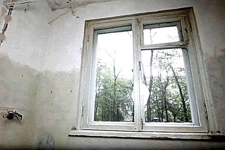 старое окно до установки